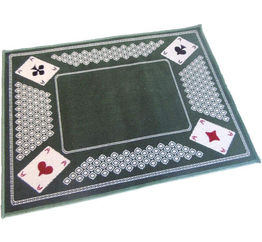 Tapis de cartes vert, 1 carte