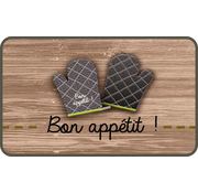 Tapis de cuisine, bon appétit