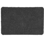 Tapis d'entrée absorbant microfbre anthra, sans bordure