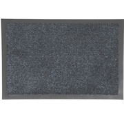 Tapis d'entrée absorbant microfbre bleu