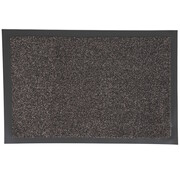 Tapis d'entrée absorbant microfbre taupe