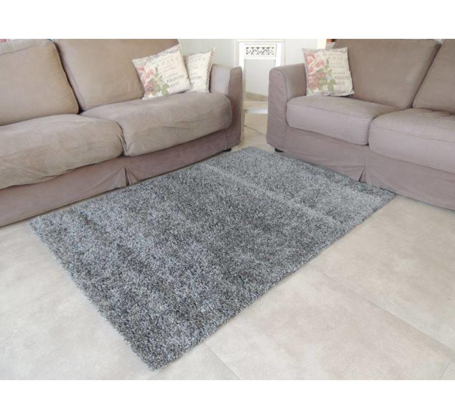 Hoogpolig tapijt grijs 30 mm