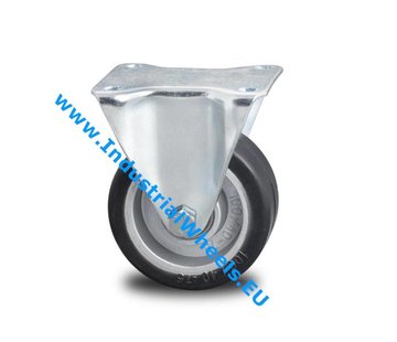 Roulette fixe, Ø 125mm, élastique, 200KG