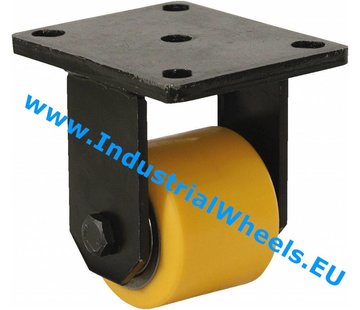 Rueda fija, Ø 82mm, Bandaje polyuréthane vulcanizada, 700KG