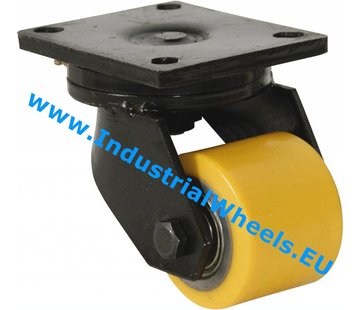 Rueda giratoria, Ø 82mm, Bandaje polyuréthane vulcanizada, 700KG