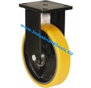 Roulette fixe, Ø 175mm, Polyurethane vulcanisé bandage, 650KG