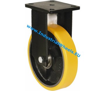 Ruota Industriale Set Di 2 Rotelle Per Heavy Duty Ø 250mm 200mm 150mm  Silenziose Rotelle, Piastra Fissa/ Piastra Girevole Ruota Gonfiabile ​di  Gomma