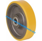 Wheel, Ø 100mm, Vulcanized Polyurethane tread, 300KG