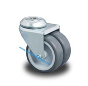 Swivel caster, Ø 50mm, Polypropylene Wheel, 80KG