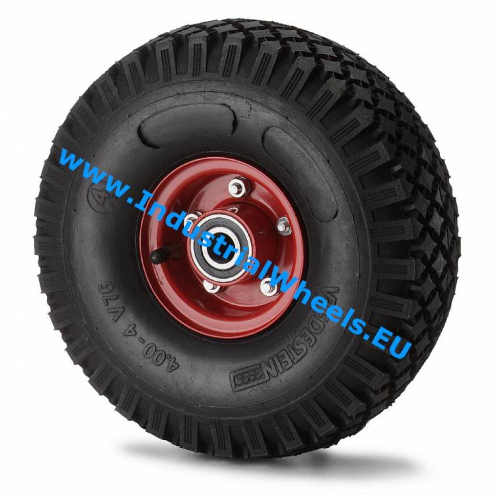 industrial wheel Ø 300 x 100mm tire with block profile Load capacity