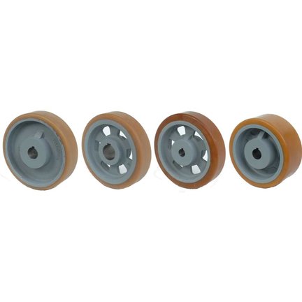 Ruedas de tracción Vulkollan® con chavetero