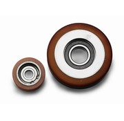 Vulkollan ® rolos orientadores rodas e rodízios vulkollan® superfície de rodagem  núcleo da roda de aço, Ø 80x25mm, 170KG