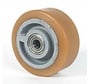 heavy duty Vulkollan® Covestro tread cast iron, precision ball bearing, Wheel-Ø 400mm, 65KG