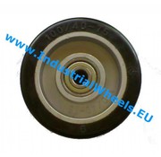 hjul Ø 125 x 38 mm, däck av elastiskt gummi, 200KG