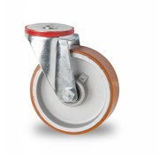swivel castor, Ø 125mm, vulcanized polyurethane tread, 200KG