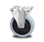 fixed castor, Ø 160mm, elastic-tyre non-marking, 300KG