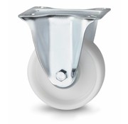 roulette fixe, Ø 100mm, roue polyamide, 200KG