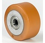 heavy duty Vulkollan® Covestro tread cast iron, precision ball bearing, Wheel-Ø 150mm, DraagvermogenKG