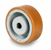 Rueda motriz poliuretano Vulkollan® bandaje núcleo de rueda de hierro fundido, Ø 250x80mm, 1850KG