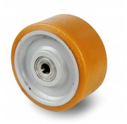 poliuretano Vulkollan® fascia centro della ruota in lamiera elettrosaldato, Ø 600x175mm, 8050KG