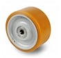 Roues Vulkollan® Covestro robustes, bande de roulement en acier soudé, roulement à billes de précision, diamètre de roue 500 mm, 300 kg