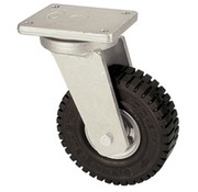 Rueda giratoria con super rueda de goma elástica 305 mm, capacidad de carga: 535 KG en 6 kmh