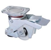 Stainless steel Leveling caster 80x40mm nylon wheel, load capacity 350KG