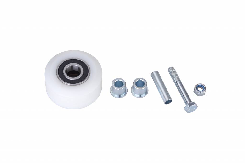 4 Roulettes En Nylon Pivotantes 40mm - Tige Filetée M8, Capacité 400kg - Parfait Pour établi, Meuble, Machine