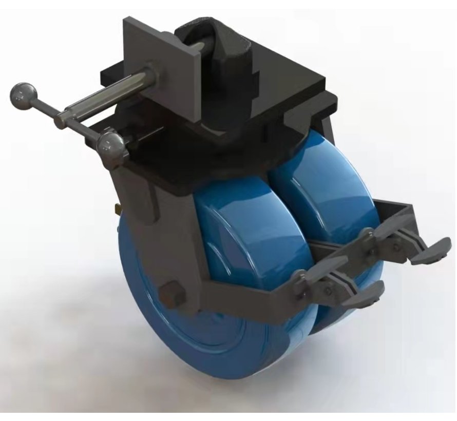 Zestaw do transportu kontenerów transportowych z 4 kółkami o łącznej nośności 36 000 kg