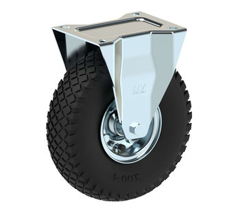 Bockrolle, Ø 260mm, Luftbereifung mit Blockprofil, 150KG