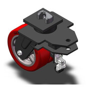 NEW: Freight container tow castor wheel set 25.000kg