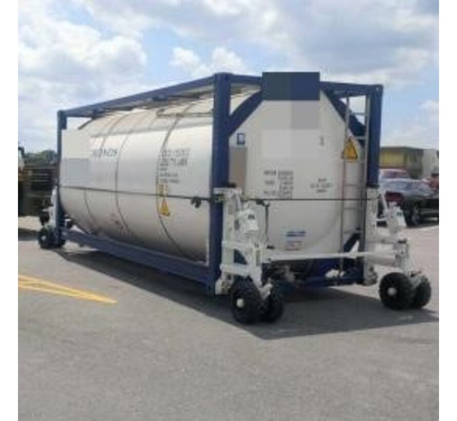 8.000 Capacità di carico massima per container a 6 KM/H. La migliore soluzione per il sollevamento e lo spostamento di container intermodulari ISO