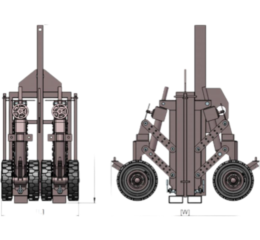 15000KG load capacity heavy duty rollers for moving and lifting ISO freight containers