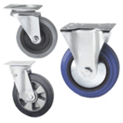 Elastisch rubber wielen