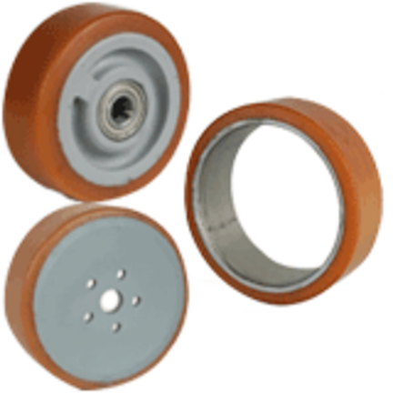 Forklift drive wheels