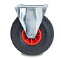 rodízio de roda fixa, Ø 260 mm, pneu com banda de rodagem em bloco, 150KG