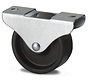 Fixed castor, Ø 15 mm, all Polypropylene wheel, 20KG