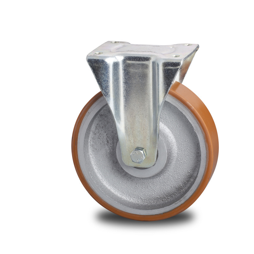 Blue Wheels Rollensatz - 4 Lenkrollen Mit Feststeller 125mm Elastik