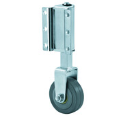 Ladder fixed castor, Ø 50mm, grey non-marking thermoplastic rubber tyre, 40KG