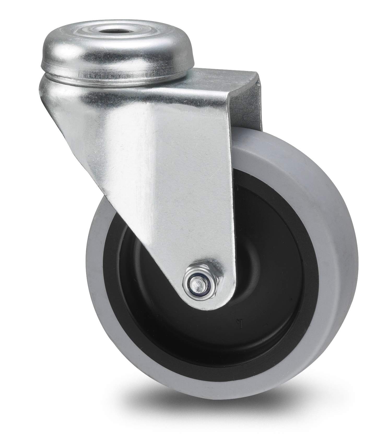 Ruote Girevoli Doppie In Metallo/TPR/ABS Per Letto Medico, Bloccaggio A Stelo Cavo, 125x60x160mm 2-pack | Leroy Merlin - Foto 4