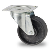 rueda giratoria, Ø100mm, poliamida PA6 reforzada con fibra de vidrio, 150KG