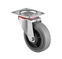 swivel castor, Ø 160, grey non-marking thermoplastic rubber tyre, 200KG