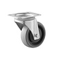 swivel castor, Ø 100, grey non-marking thermoplastic rubber tyre, 120KG