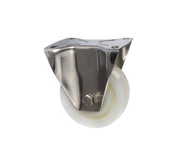 rueda fija, Ø 125 mm, rueda totalmente de poliamida (PA6), 700KG