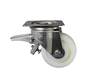 rueda giratoria con freno, Ø 125 mm, rueda de poliamida (PA6), 700KG