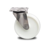 roulette pivotante, Ø 200mm, roue en polyamide (PA6), 750KG