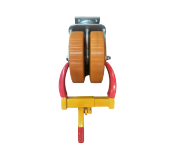 Anti-theft lock container wheel