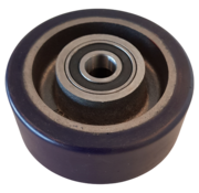 rueda, Ø 125mm, neumático de poliuretano especial vulcanizado, 500KG