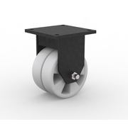 Roda de roda fixa, Ø 150 mm, nylon (PA6), 1000KG