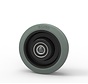 Roda, Ø 160mm, pneu de borracha elástica cinzenta vulcanizada, 350KG